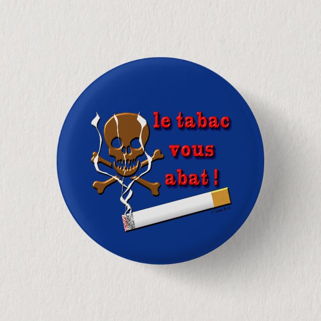badge contre tabac knapp (Framsida)