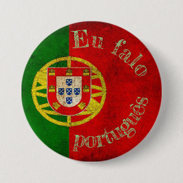 Badge drapeau eu falo português knapp