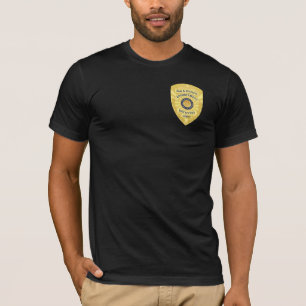 BADGE FÖR BAIL OCH FUGITIV ÅTERVINNING AV AGENT T SHIRT