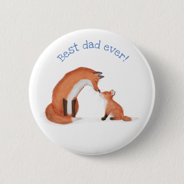 Badge för "Bästa Pappa någonsin" och unge Knapp (Framsida)