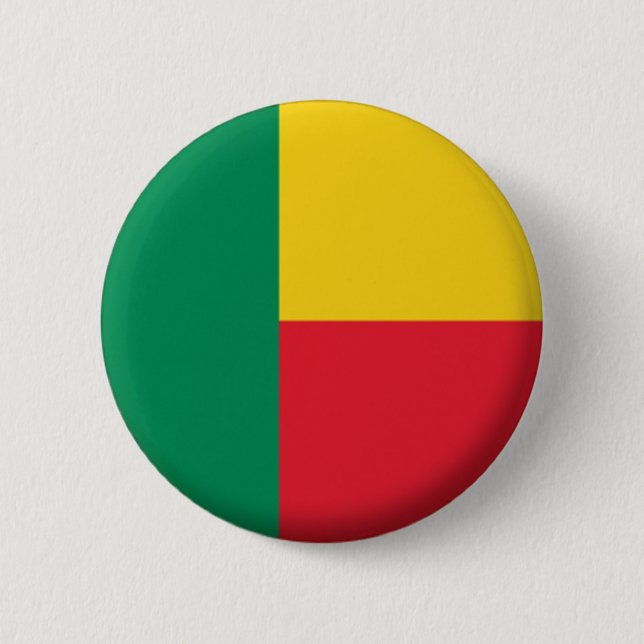 BADGE FÖR BENIN PIN BAK-BACK KNAPP (Framsida)
