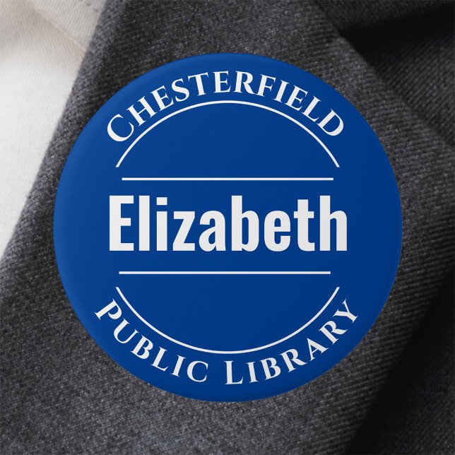 Badge för biblioteksknapp knapp (Skapare uppladdad)