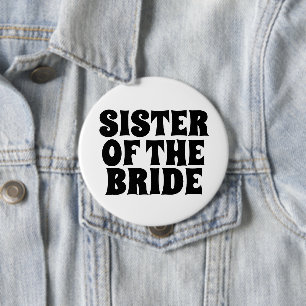 BADGE FÖR BRIDE round-KNAPPEN Knapp
