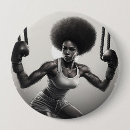 badge girl boss knapp