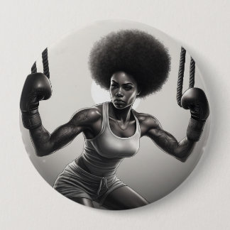 badge girl boss knapp