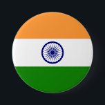 Badge Knapp<br><div class="desc">Den bricka som visar den indiska flage.</div>