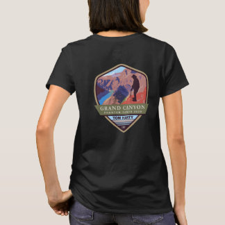 Badge - Kvinnors MÖRK Shirt på baksidan T Shirt
