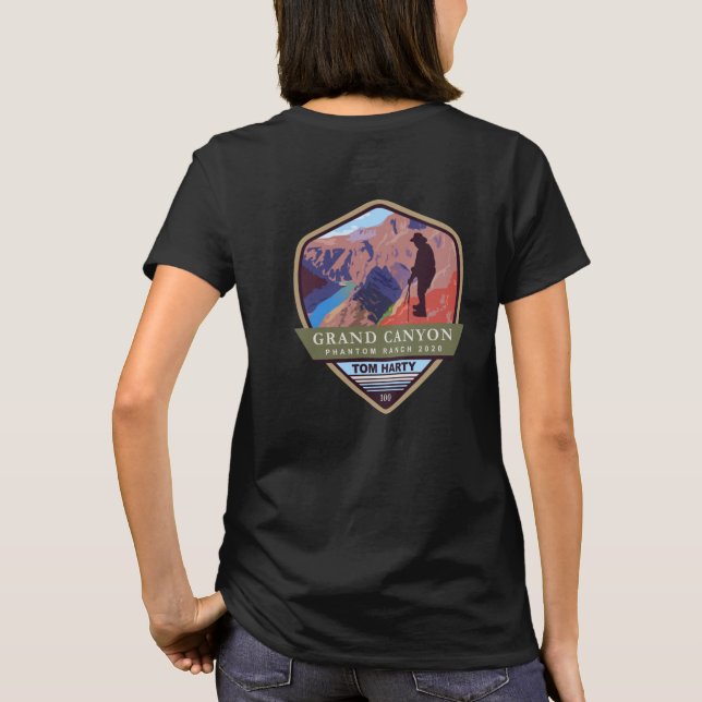 Badge - Kvinnors MÖRK Shirt på baksidan T Shirt (Baksida)