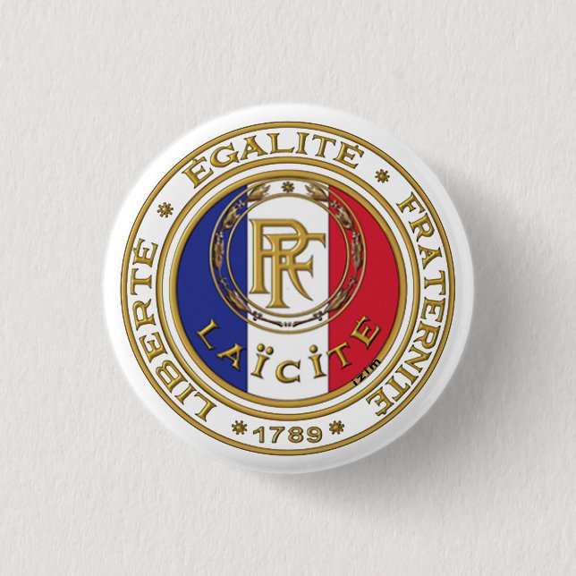 badge laïc français knapp (Framsida)