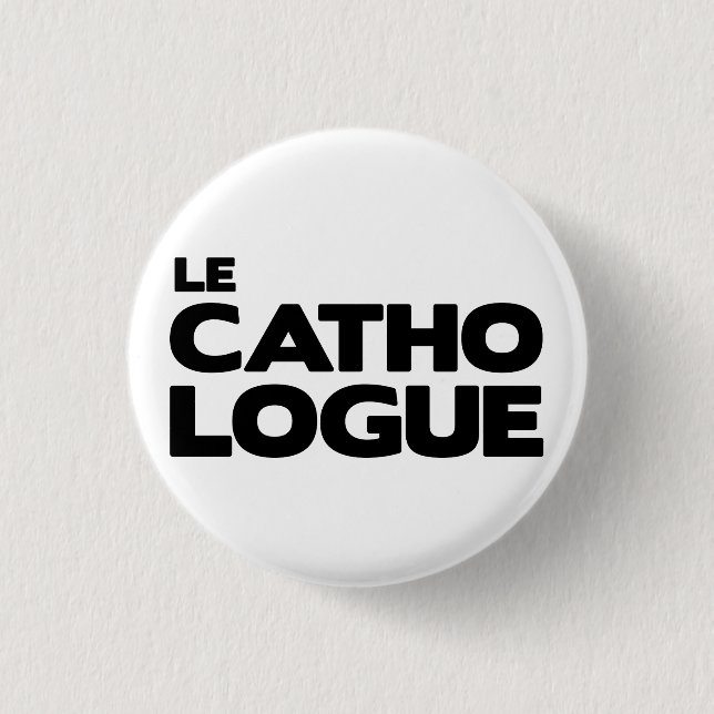 Badge "Le Cathologue" Knapp (Framsida)