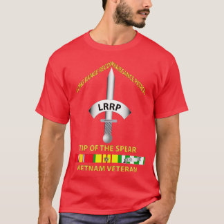 Badge LRP Tip of the Spear Vietnam Vet w SVC T Shirt