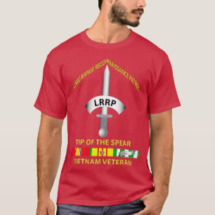 Badge LRP Tip of the Spear Vietnam Vet w SVC T Shirt