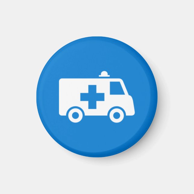 Badge Magnet - Ambulans (Framsidan)