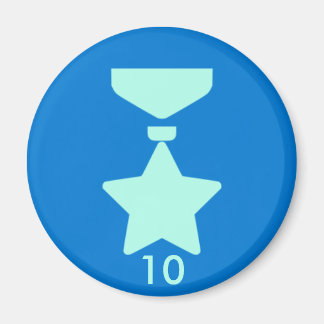 Badge Magnet - Medal 10