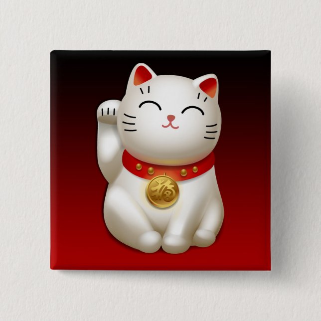 Badge Manekineko Knapp (Framsida)