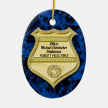 Badge Marble Police Studenten/Pension Party