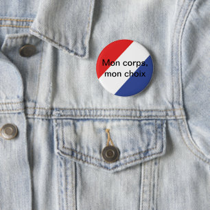 Badge mon corps mon choix knapp