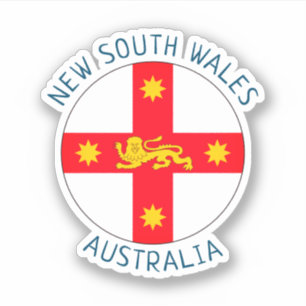 Badge New South Wales, Australien Klistermärken
