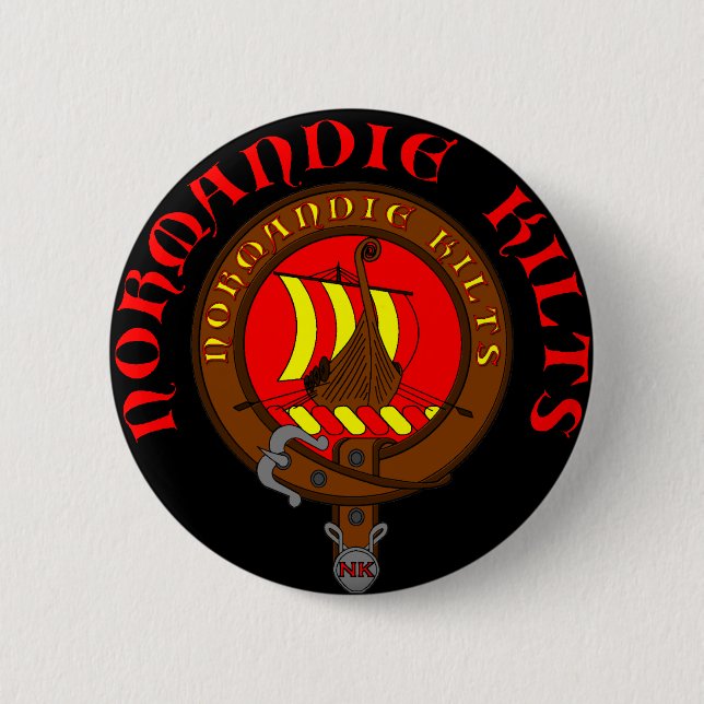 Badge Normandie Kilts Knapp (Framsida)