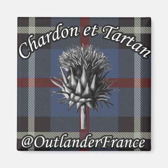 Badge Outlander France Magnet (Framsidan)