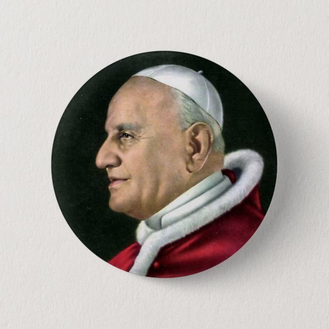 Badge - påven John XXIII Knapp (Framsida)