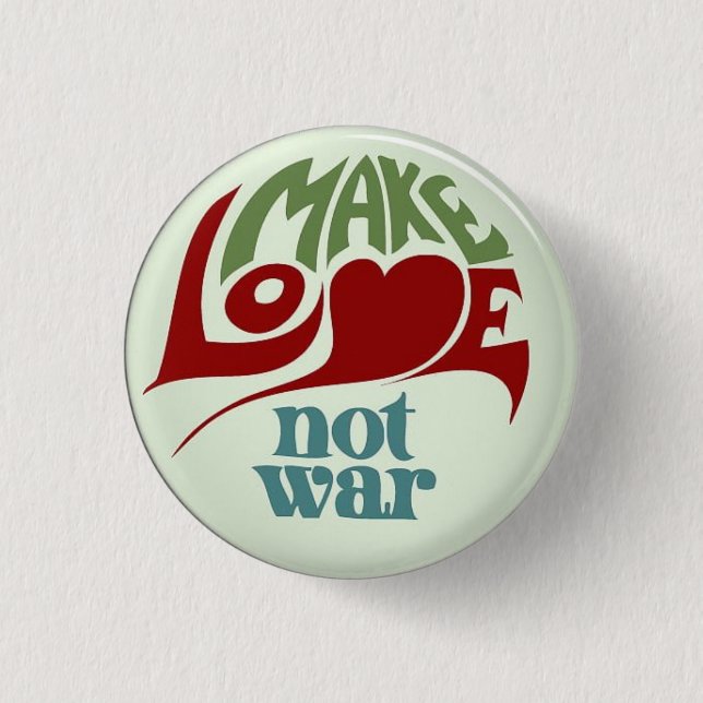 Badge peace Vietnam krig armé 60's krig Knapp (Framsida)