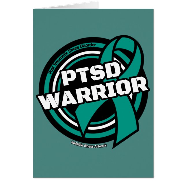 Badge...PTSD Hälsningskort (Framsidan)