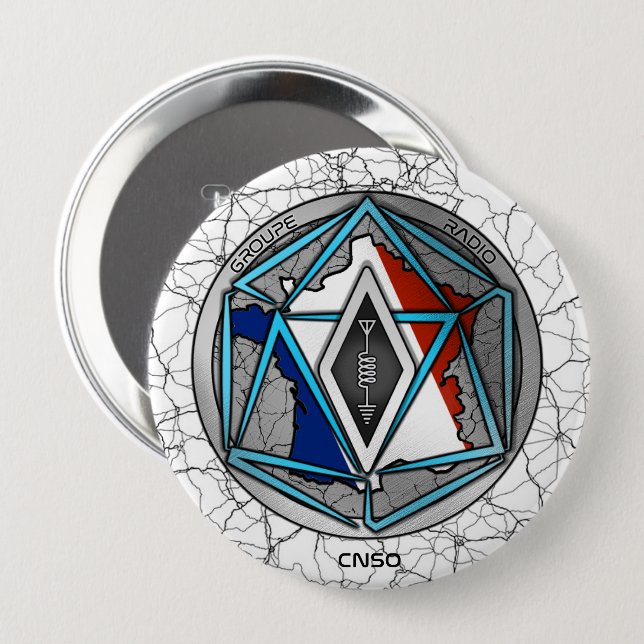 BADGE RADIO KNAPP (Framsida & baksida)