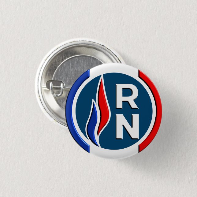 Badge RN 3D Knapp (Framsida & baksida)