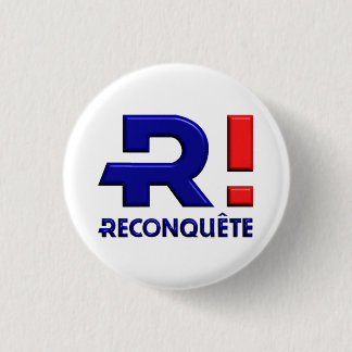 Badge rond 32 mm, soutien de Reconquête Knapp