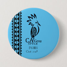 Badge Rond 7,6 cm Cagou Stil