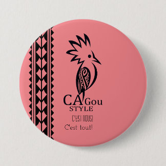 Badge Rond 7,6 Cm Cagou Style Knapp
