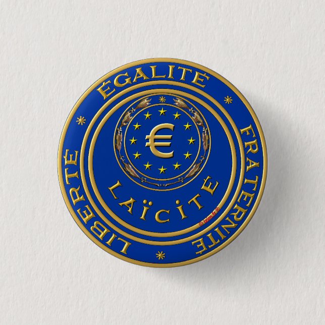Badge Rond, LAÏCITÉ Knapp (Framsida)