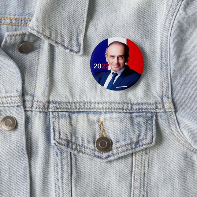 Badge rond, Zemmour 2022 Knapp (In Situ)