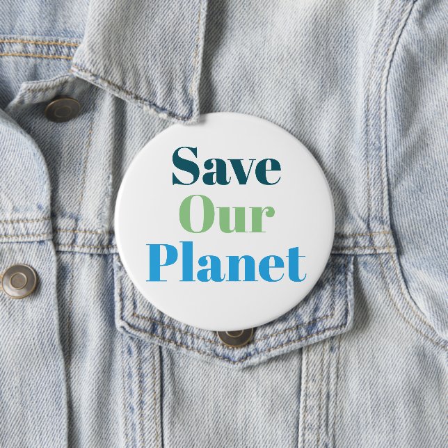 Badge - Spara vår planet Knapp (In Situ)