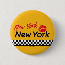 Badge Taxi NY & Red Kiss Knapp