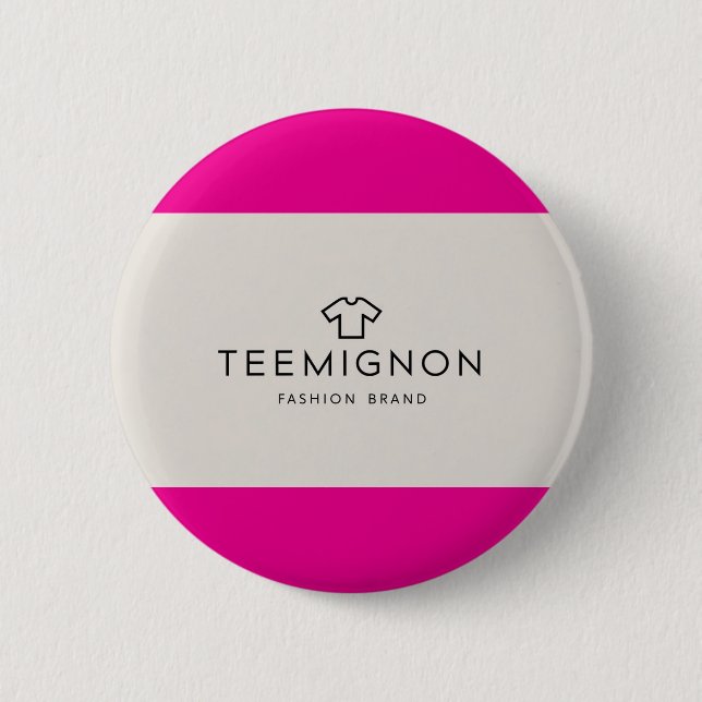 Badge TeeMignon – Trop cute pour être vrai ! Knapp (Framsida)