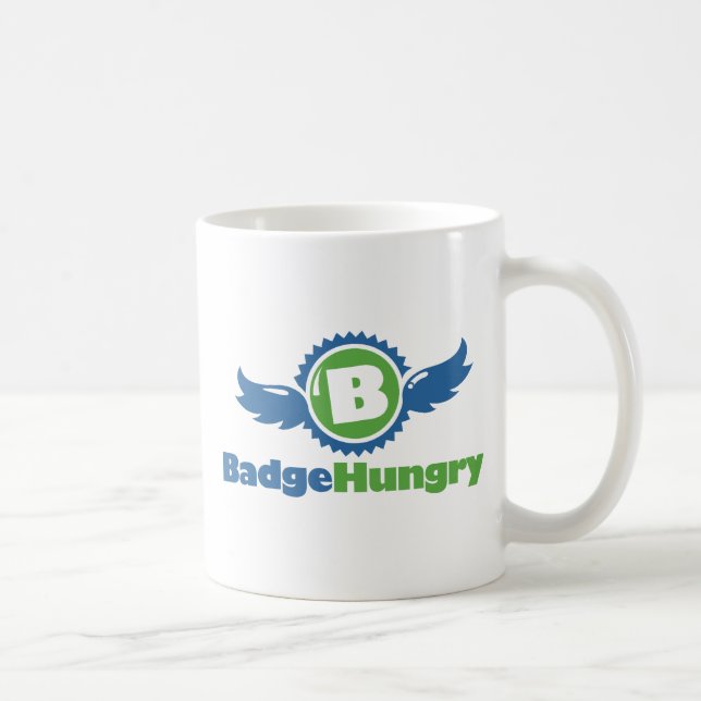 BadgeHungry "flyga B" mugg (Höger)