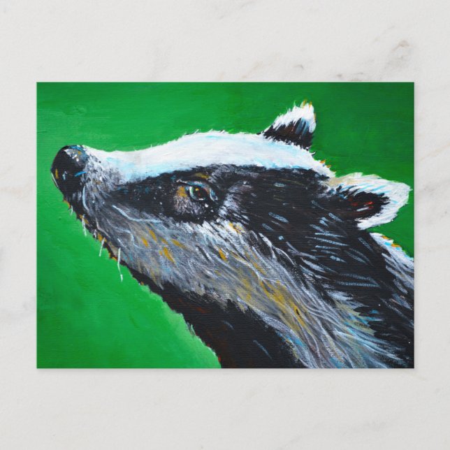 Badger Alert Vykort (Framsida)