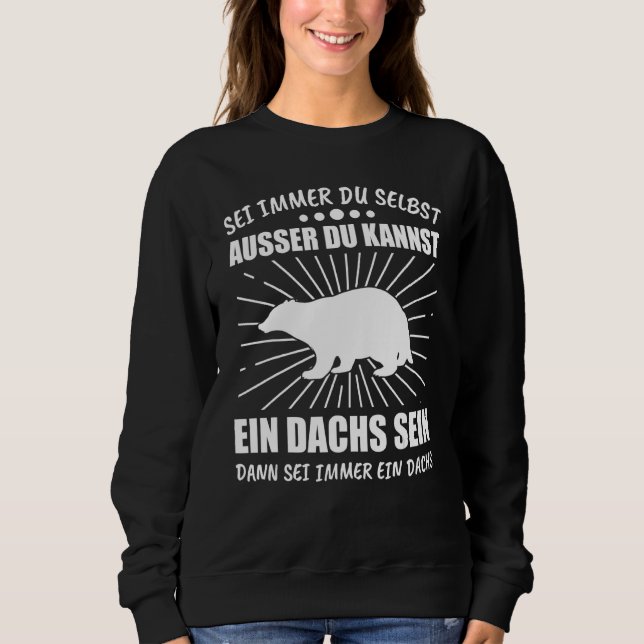 Badger Badger Honey badger T Shirt (Framsida)