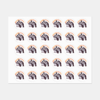 BADGER BEING CUTE KLISTERMÄRKE