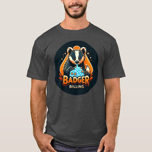 Badger Billing T-Shirt (Framsida)