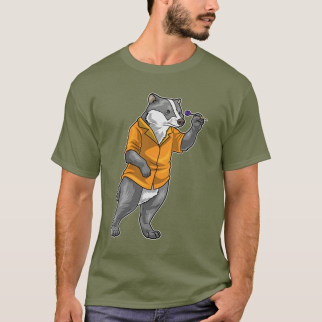 Badger Darts Dart T Shirt (Framsida)