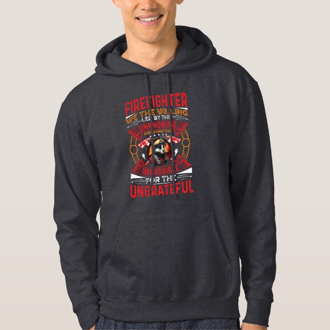Badger Firefighter Hoodie (Framsida)