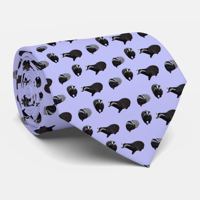 Badger Frenzy Tie (Lilac) Slips (Rullad)