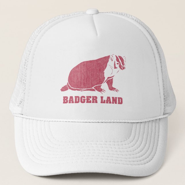 Badger Land Vintage Distress Keps (Framsida)