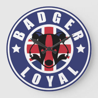 Badger Loyal Clock Stor Klocka