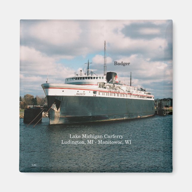 Badger magnet (Framsidan)