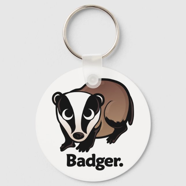 Badger. Nyckelring (Framsida)