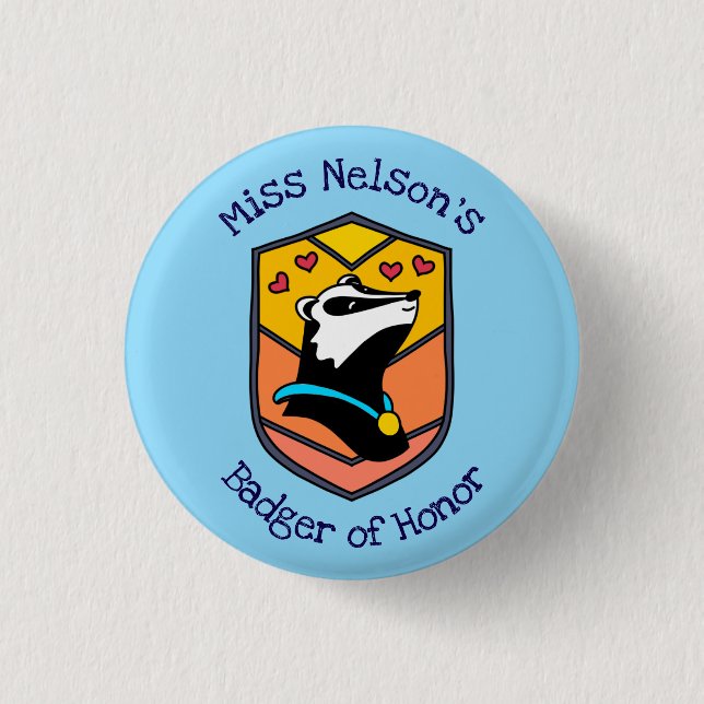"Badger of Honor" Badge Button Knapp (Framsida)
